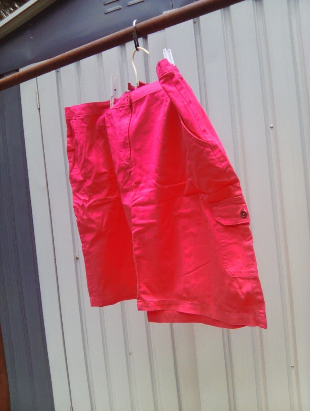 Pink Cargo Skirt